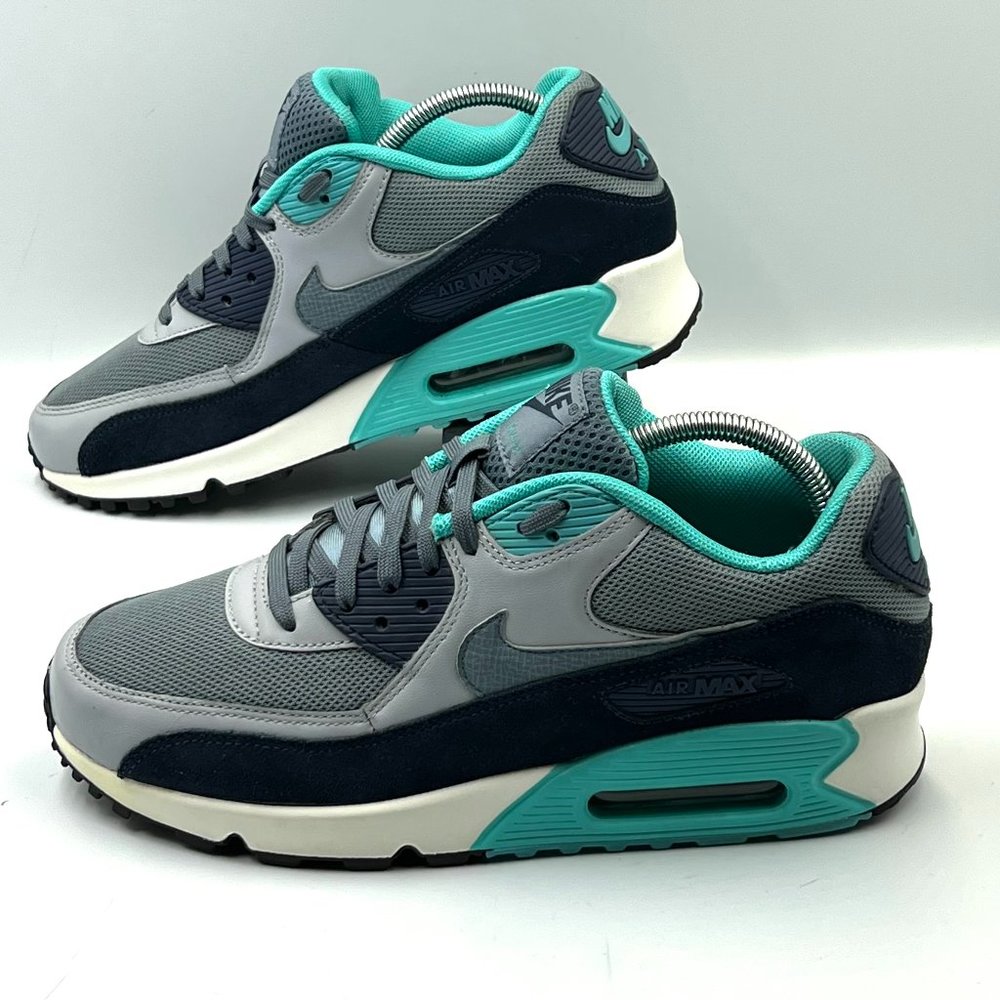 Nike Air Max 90 Essential 'Wolf Grey Blue Graphite' - Picture 5 of 14